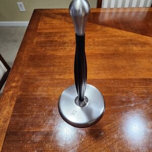 Umbra Black and Silver Paper Towel Stand